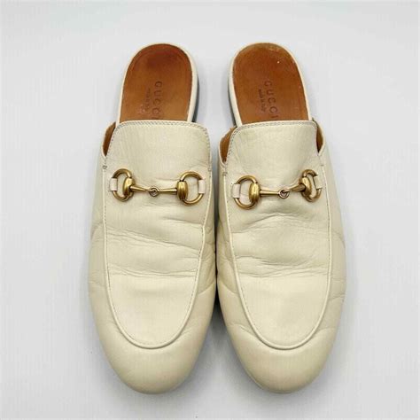 white princetown gucci|gucci princetown mule women.